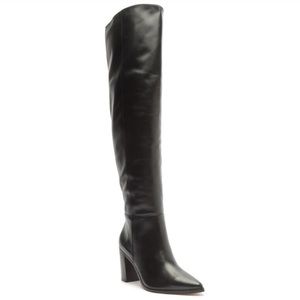 Schutz High block leather boots